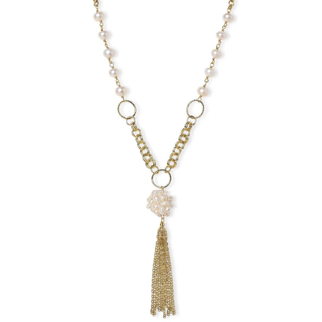Pearl Tassel Dreams Necklace