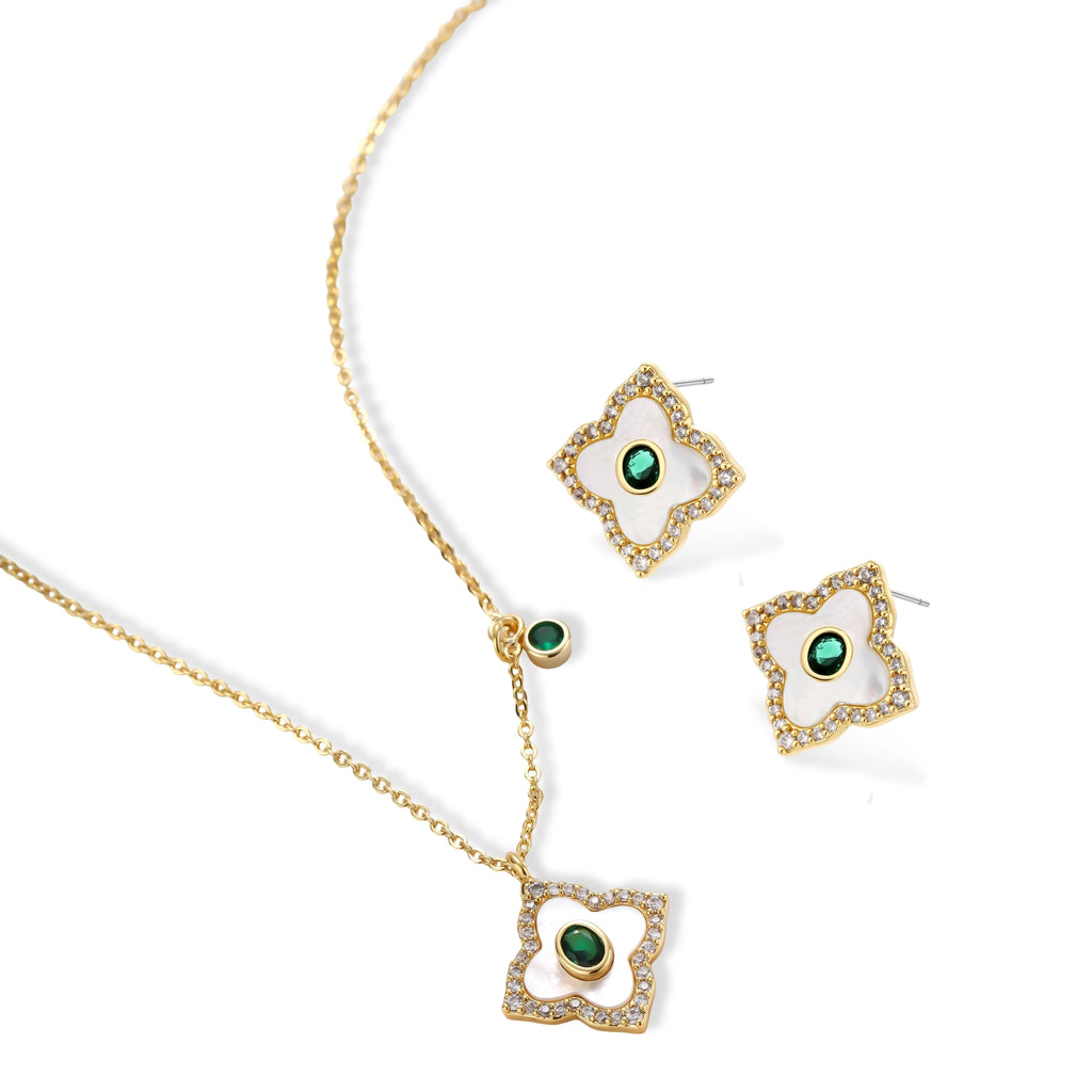 Emerald Bloom Set
