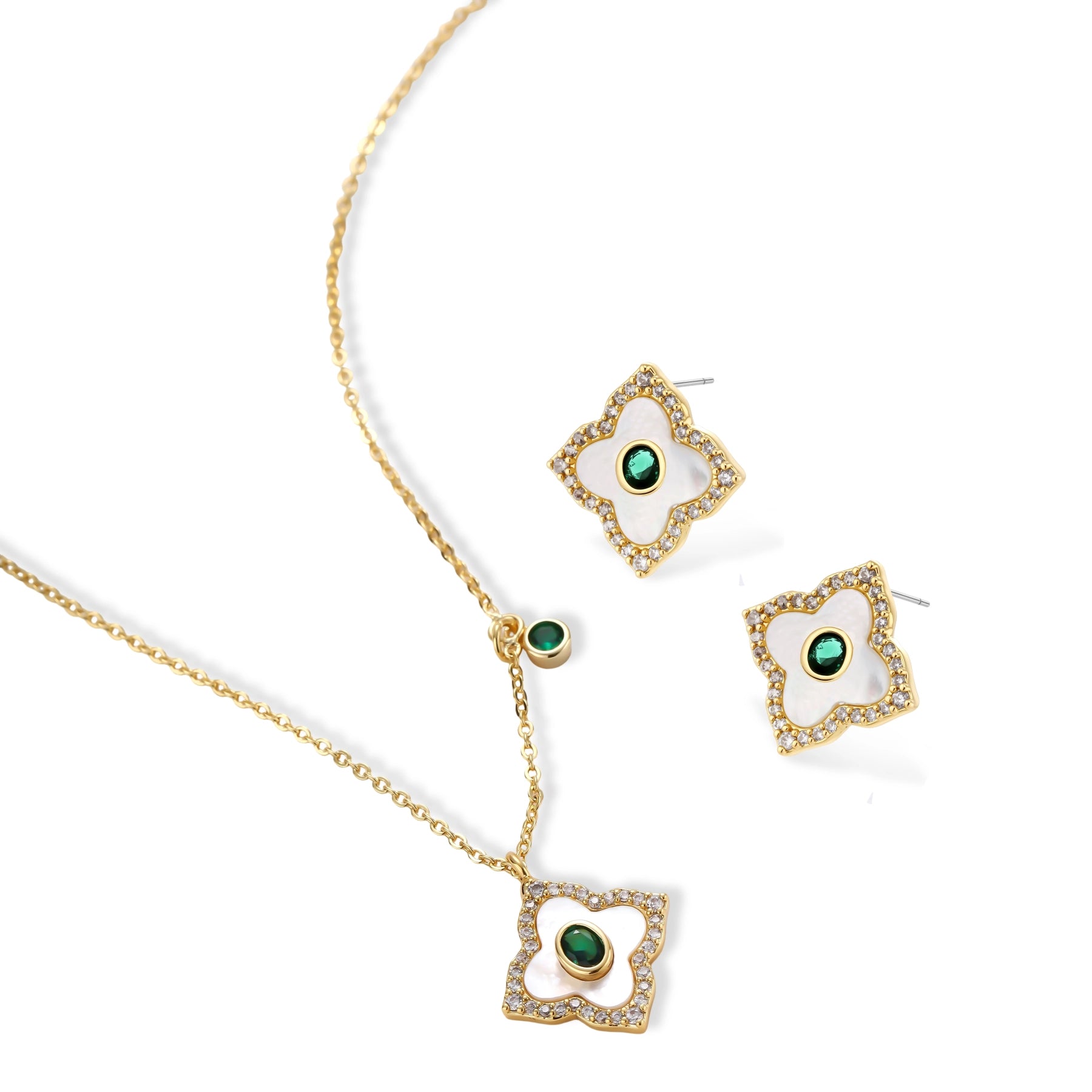 Emerald Bloom Set