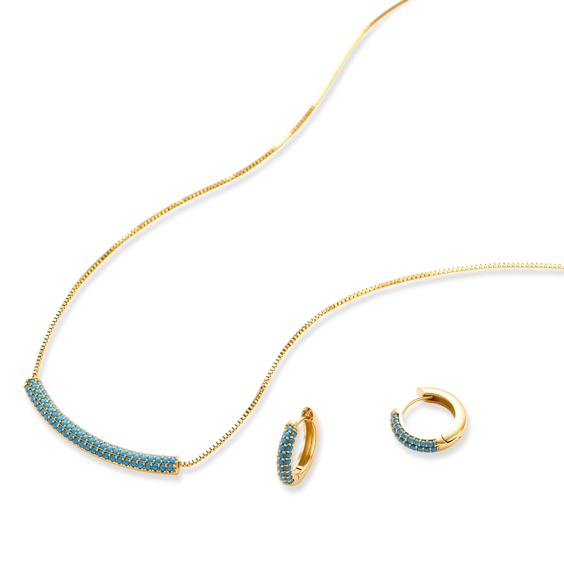 Azure Curve Jewelry Set