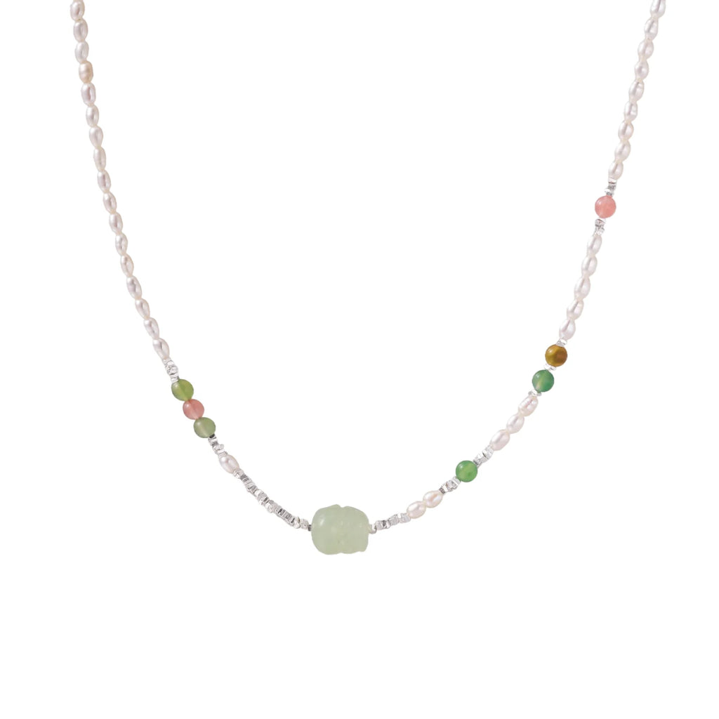 Jade Garden Pearl Necklace
