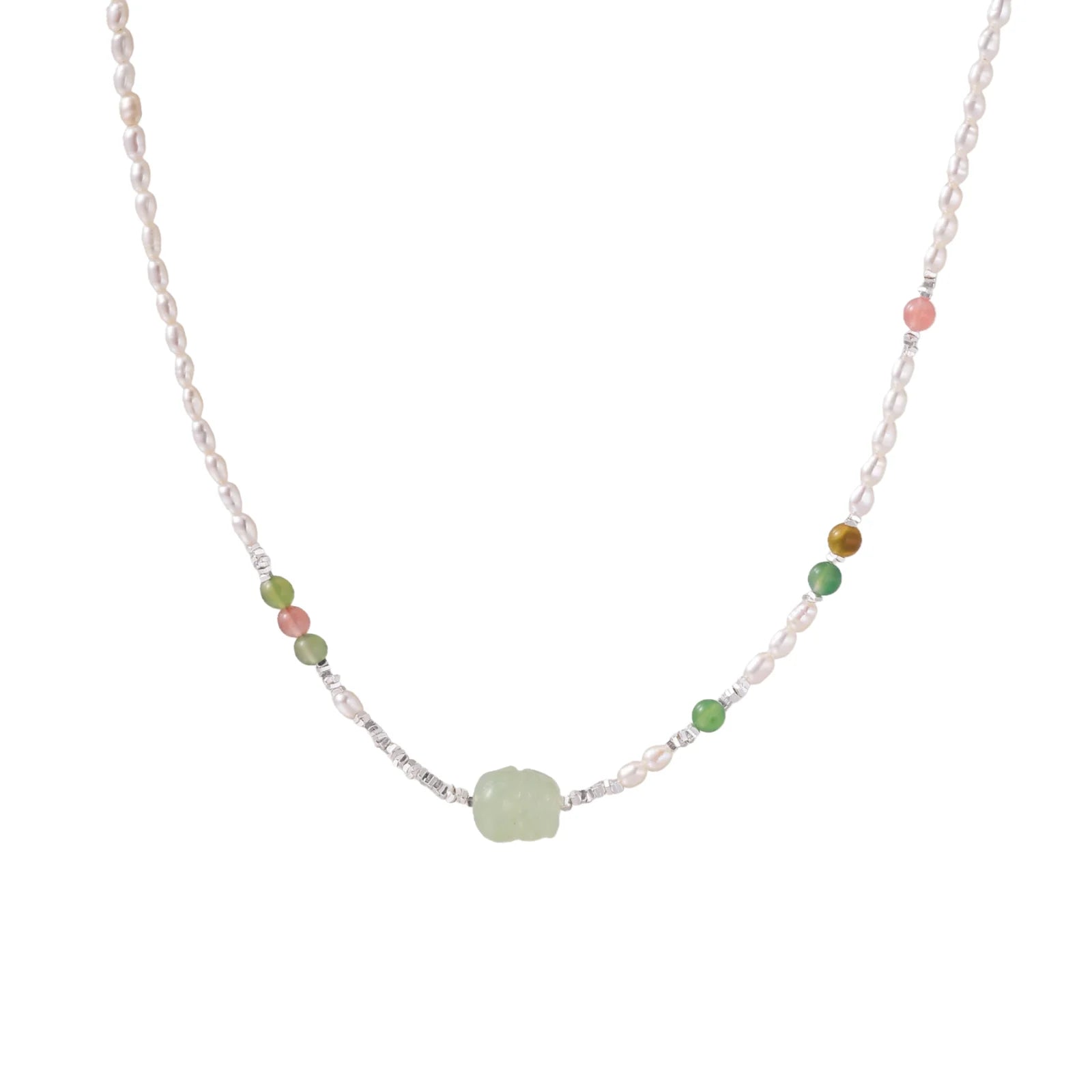 Jade Garden Pearl Necklace
