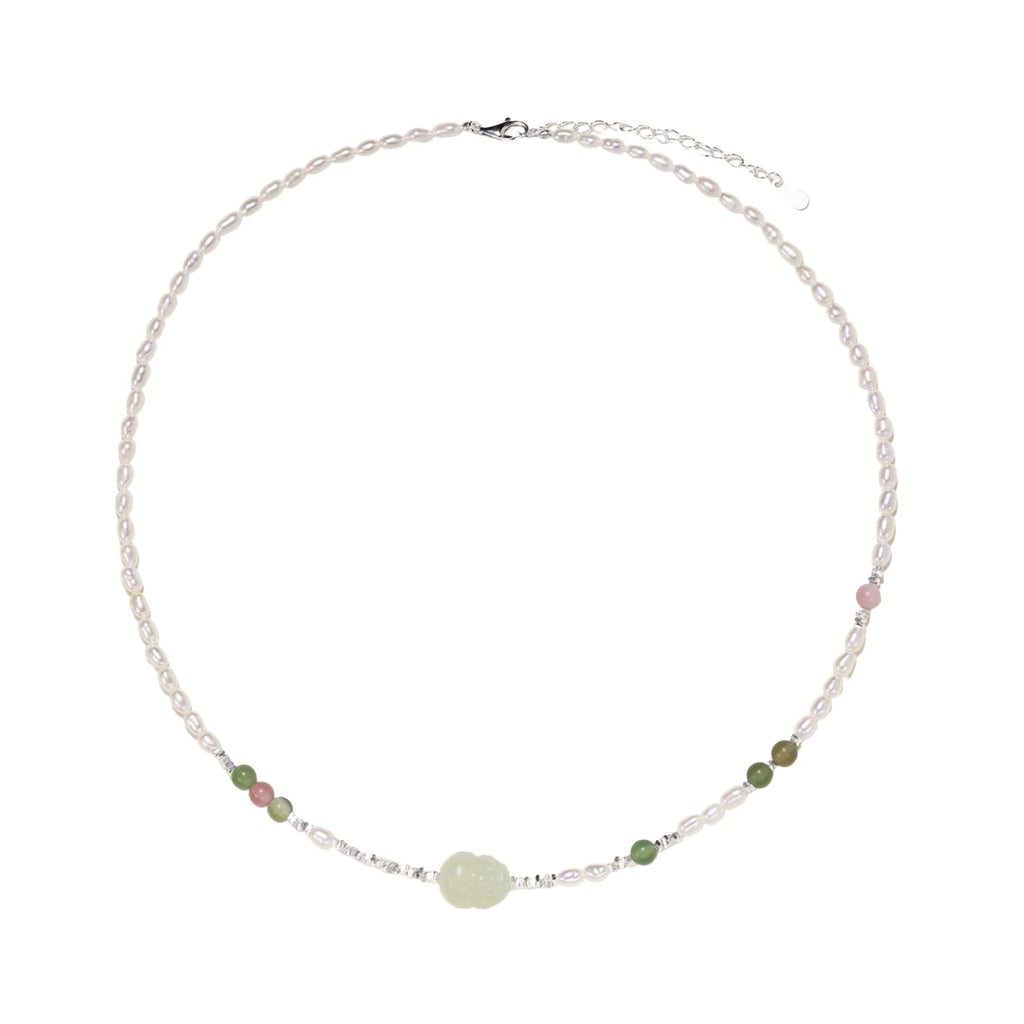 Jade Garden Pearl Necklace