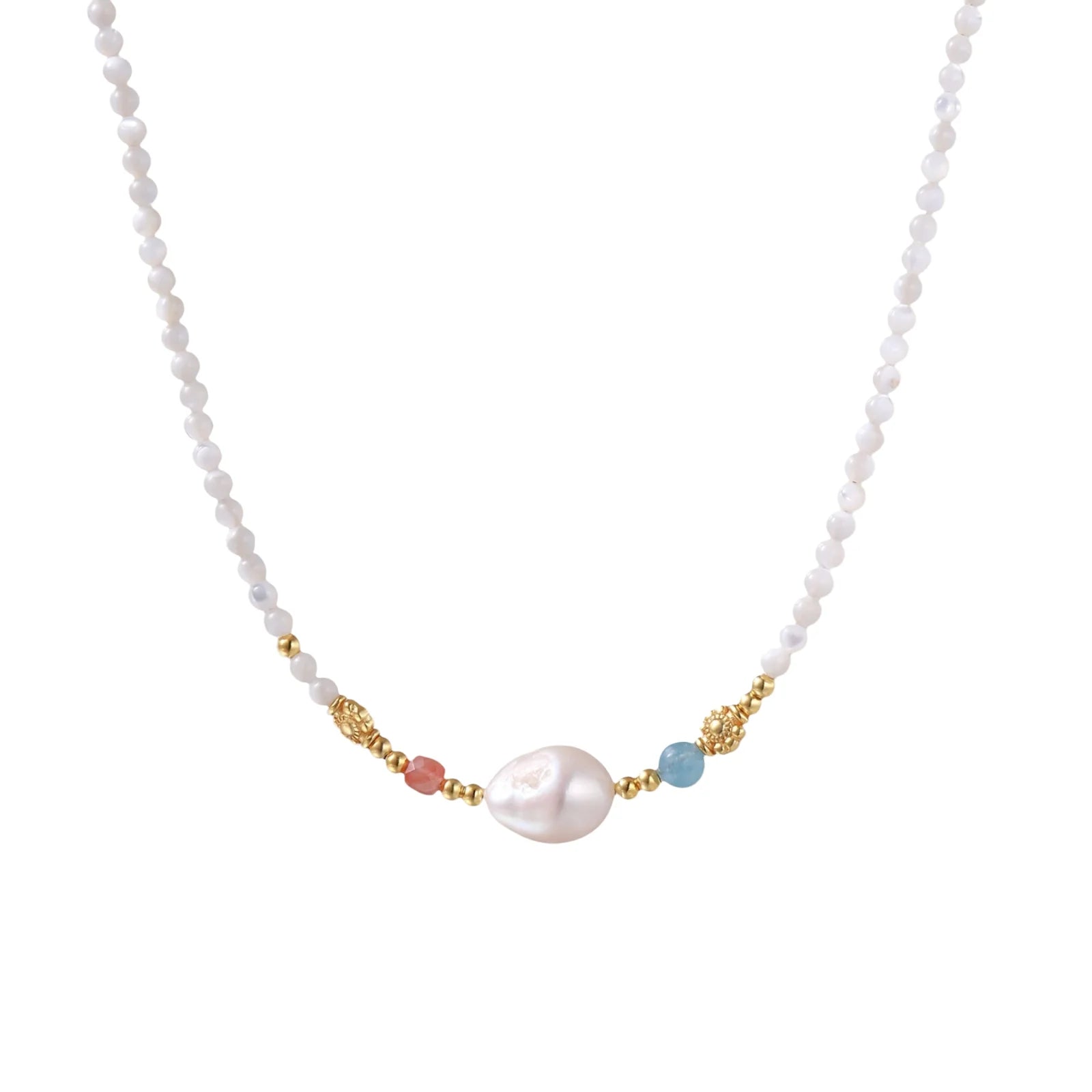 Pearl Garden Beaded Necklace