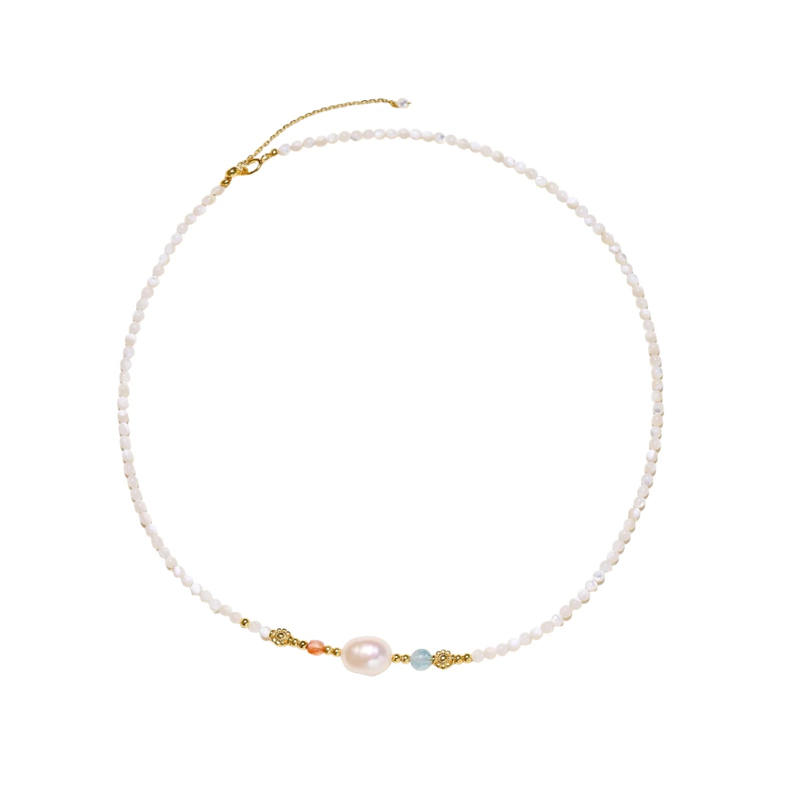 Pearl Garden Beaded Necklace