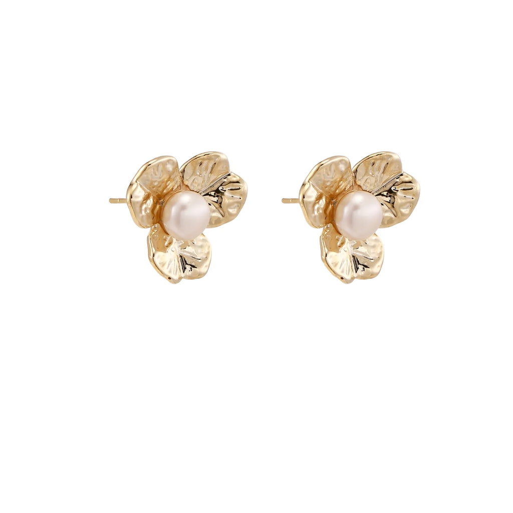 Bloom Pearl Studs