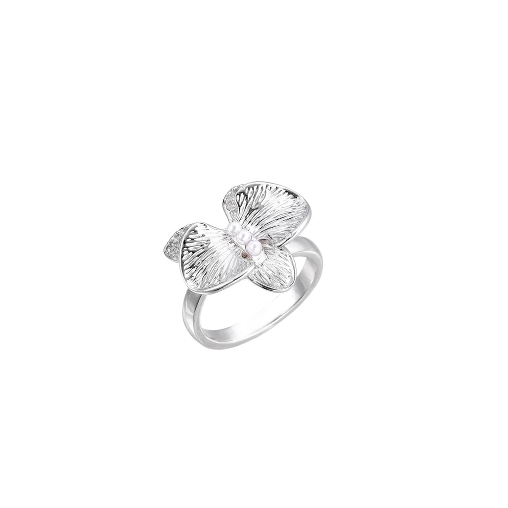 Pearl Orchid Ring