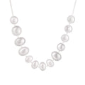 Lunar Pearl Arc Necklace