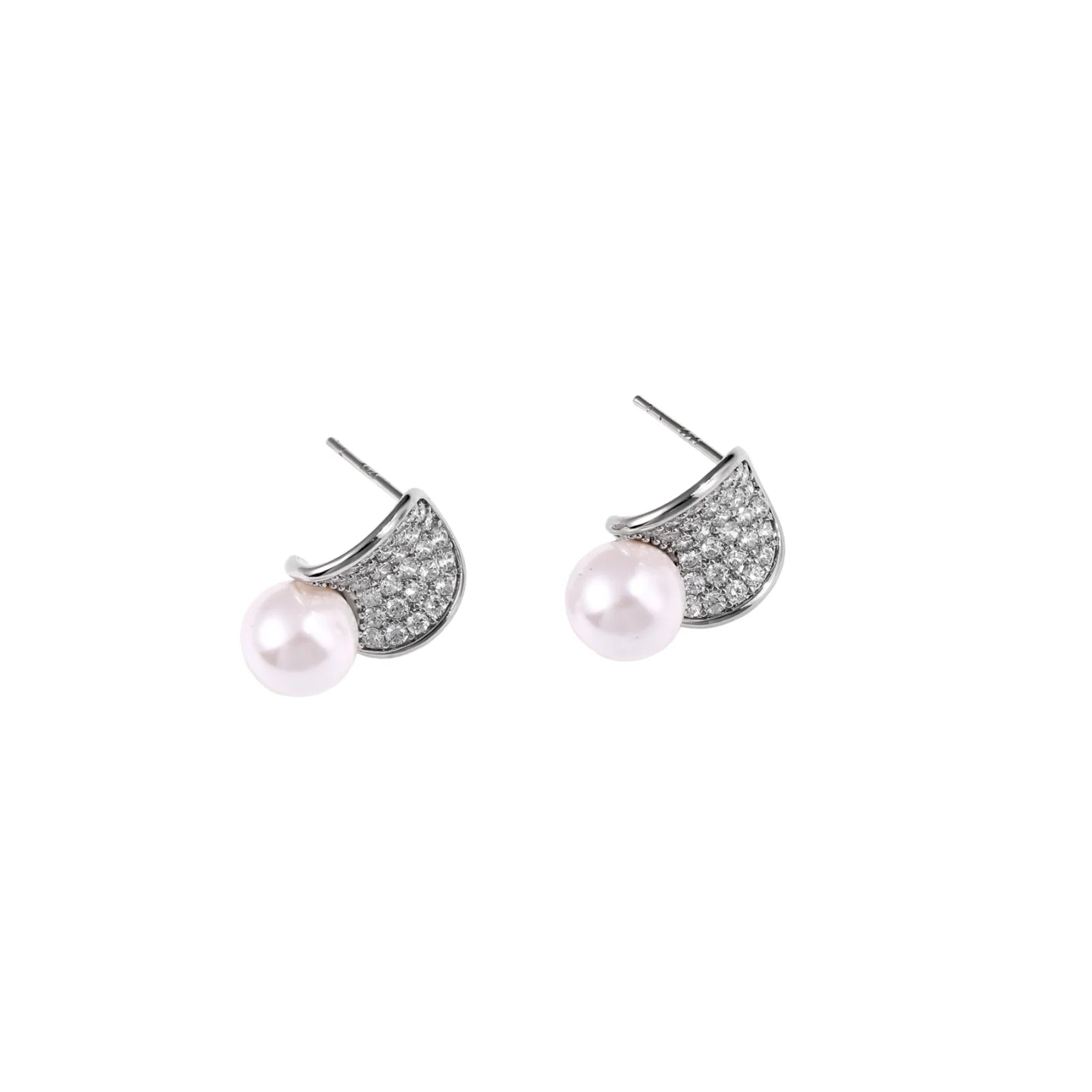 Luna Pearl Dome Studs