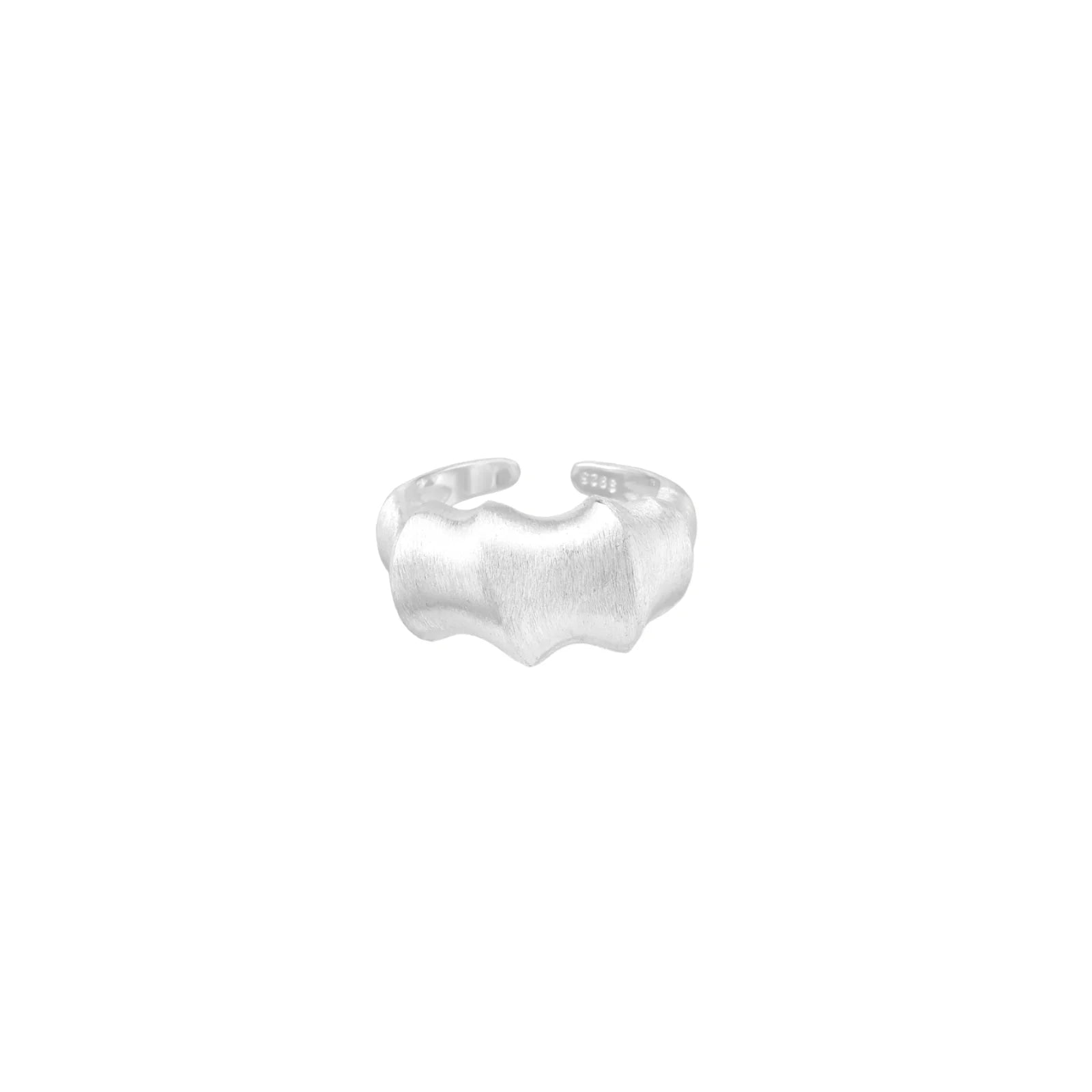 Liquid Silver Statement Ring