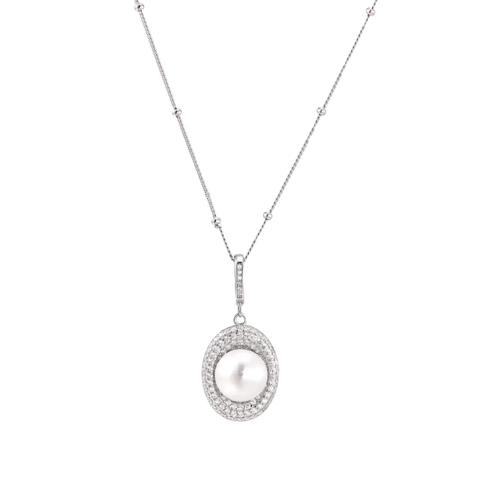 Pearl Halo Necklace