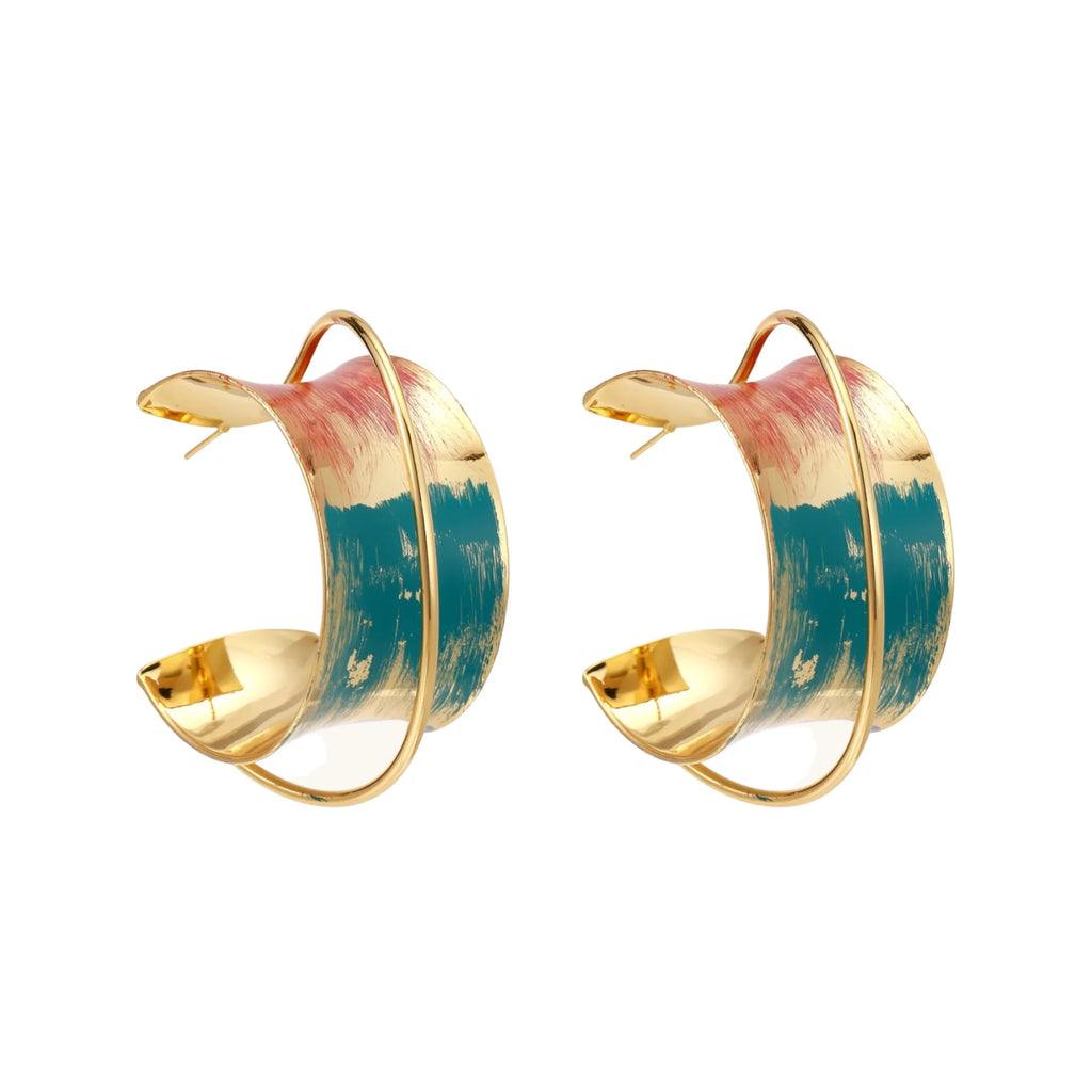 Sunset Mirage Hoops
