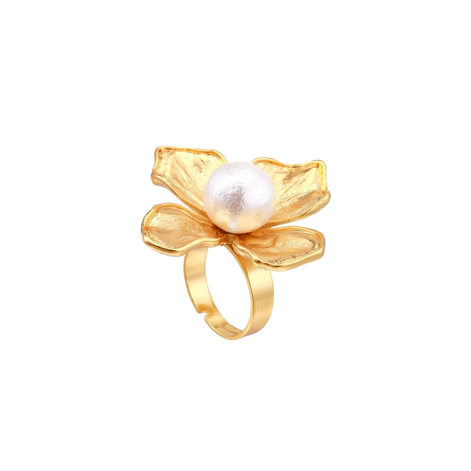 Blooming Pearl Statement Ring