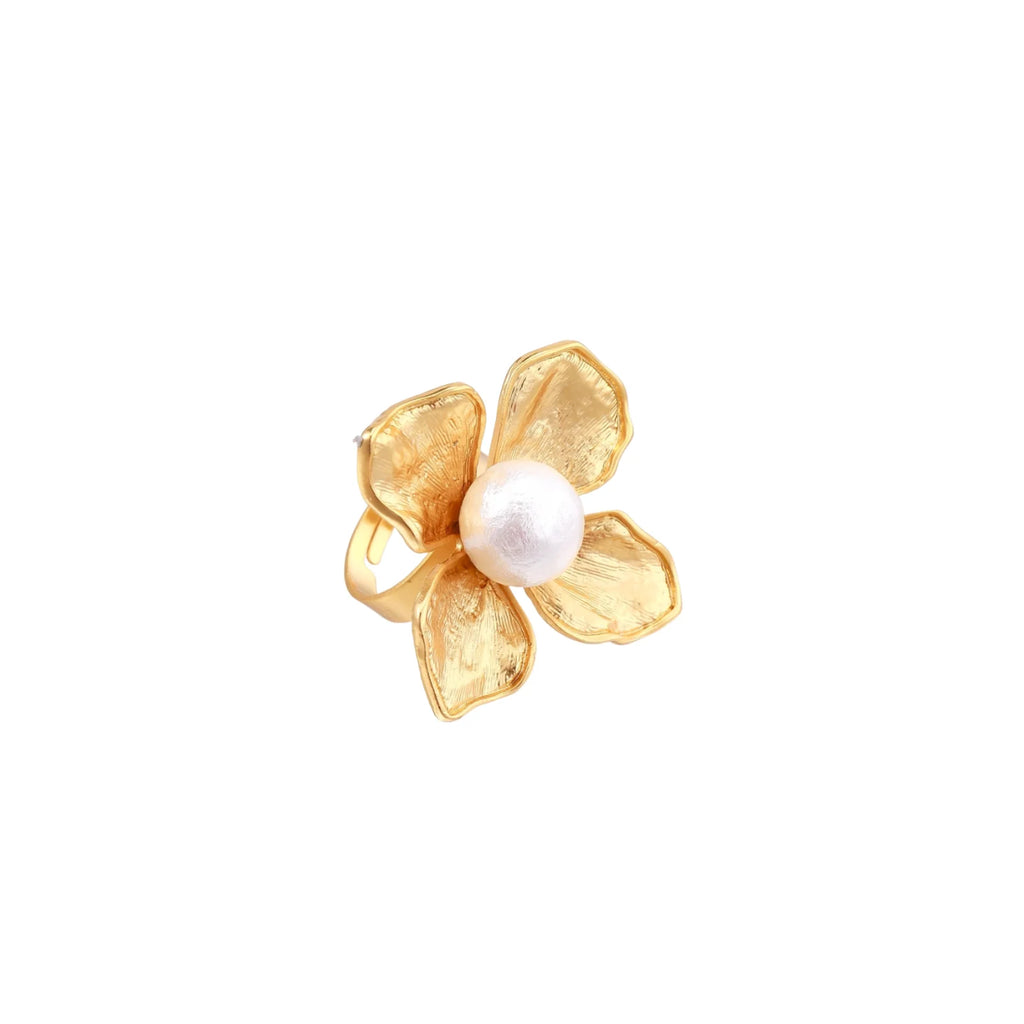 Blooming Pearl Statement Ring