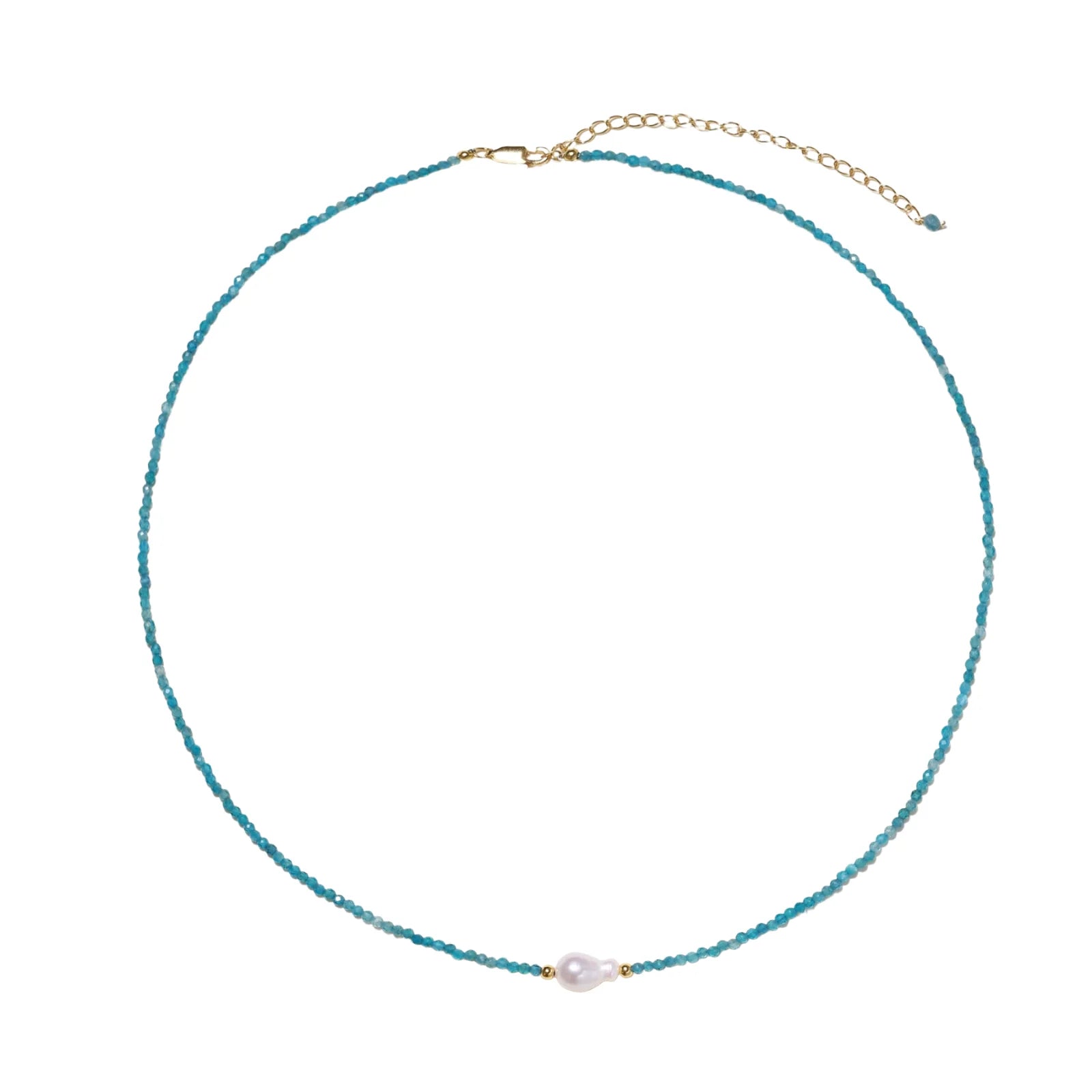 Apatite Dreams Pearl Necklace