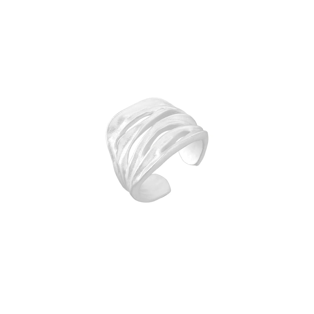 Ridge Wave Ring