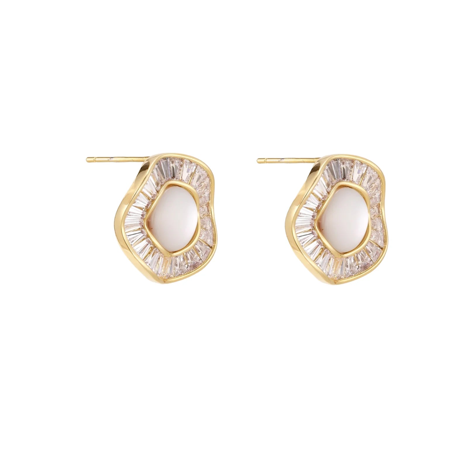 Sunburst Pearl Studs