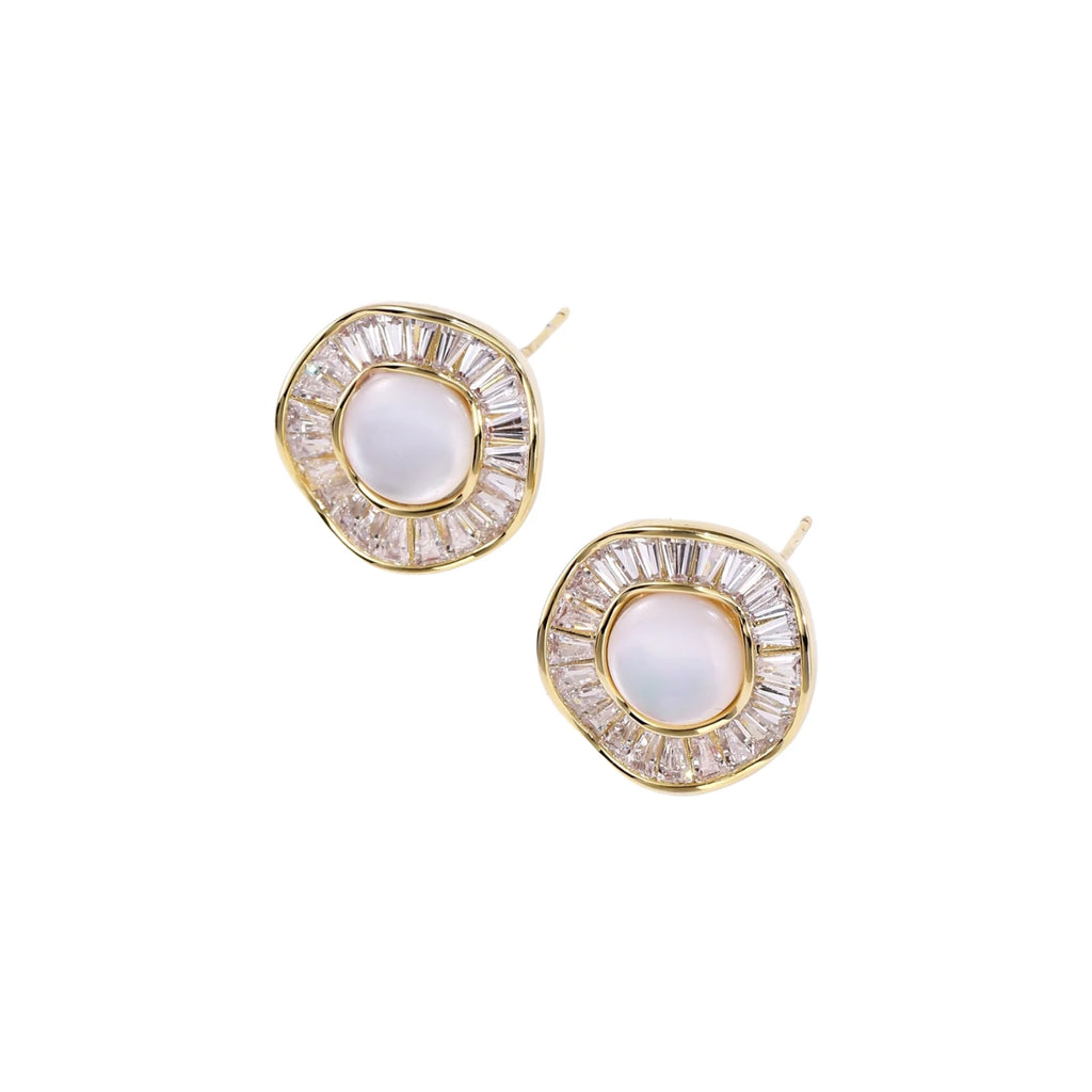 Sunburst Pearl Studs