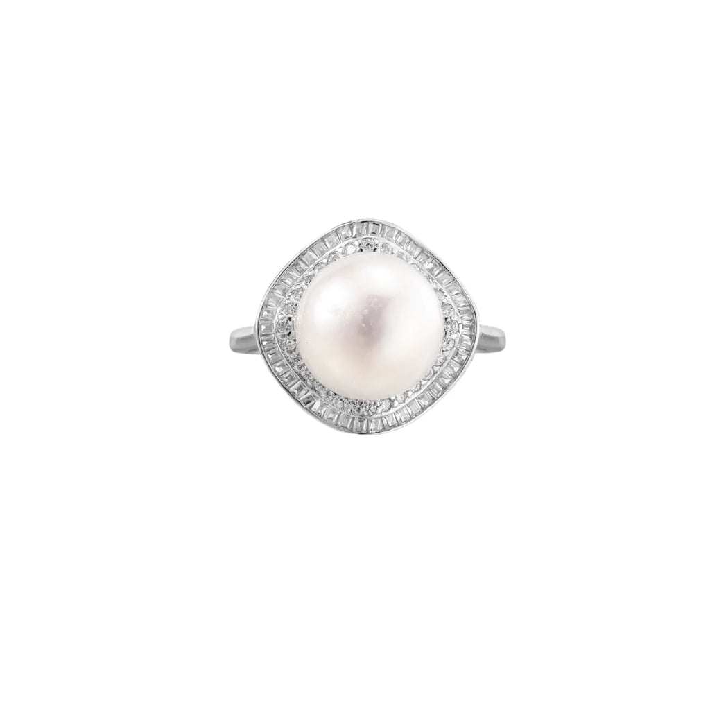 Pearl Halo Dreams Ring