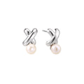 Infinity Pearl Studs