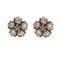 Crystal Bloom Statement Earrings
