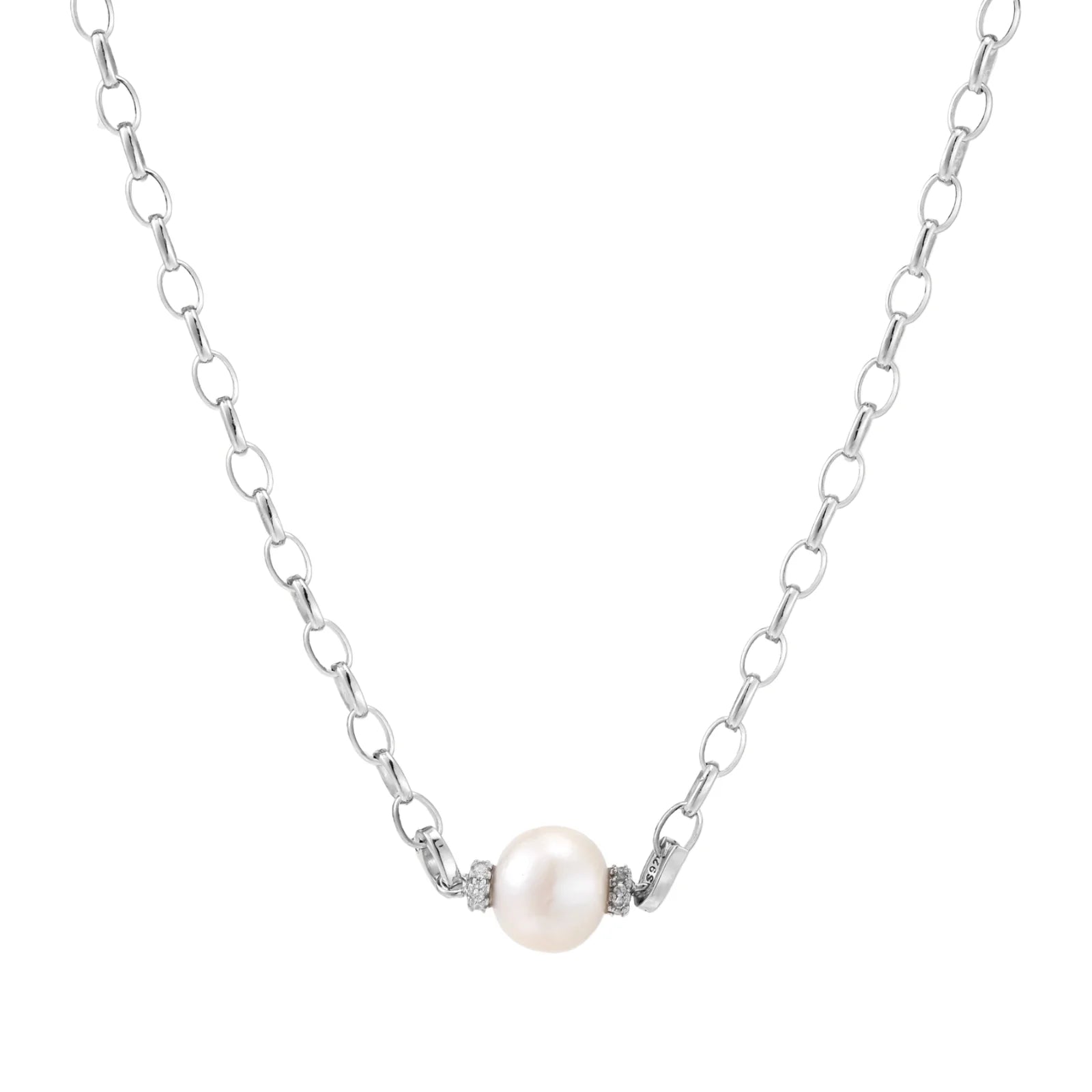 Luna Pearl Chain Necklace