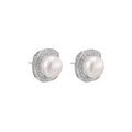 Halo Pearl Studs