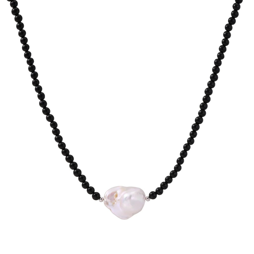 Midnight Pearl Necklace