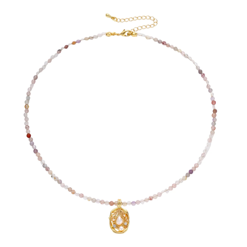 Mystic Garden Gemstone Necklace