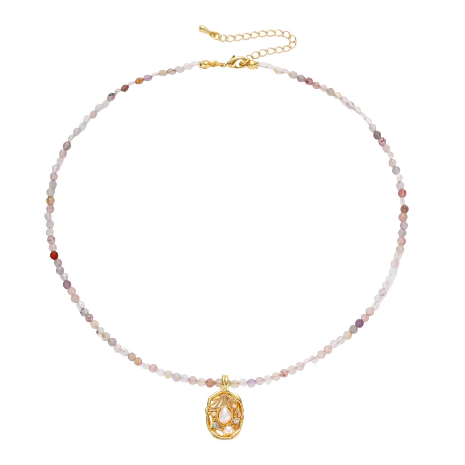 Mystic Garden Gemstone Necklace
