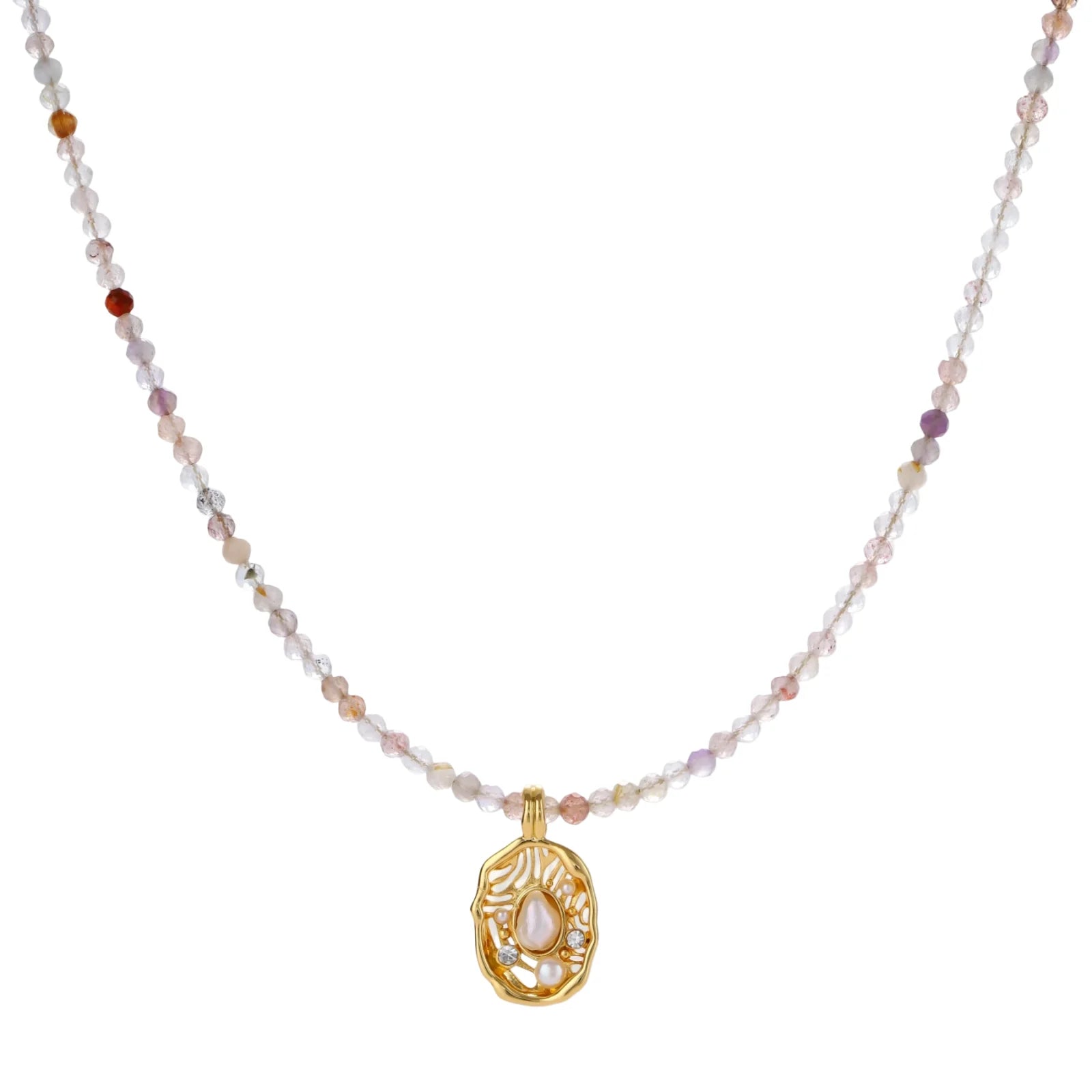 Mystic Garden Gemstone Necklace