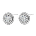 Celestial Halo Moissanite Studs