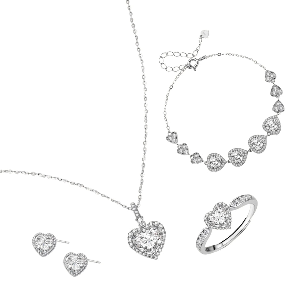 Heart Symphony Moissanite Set