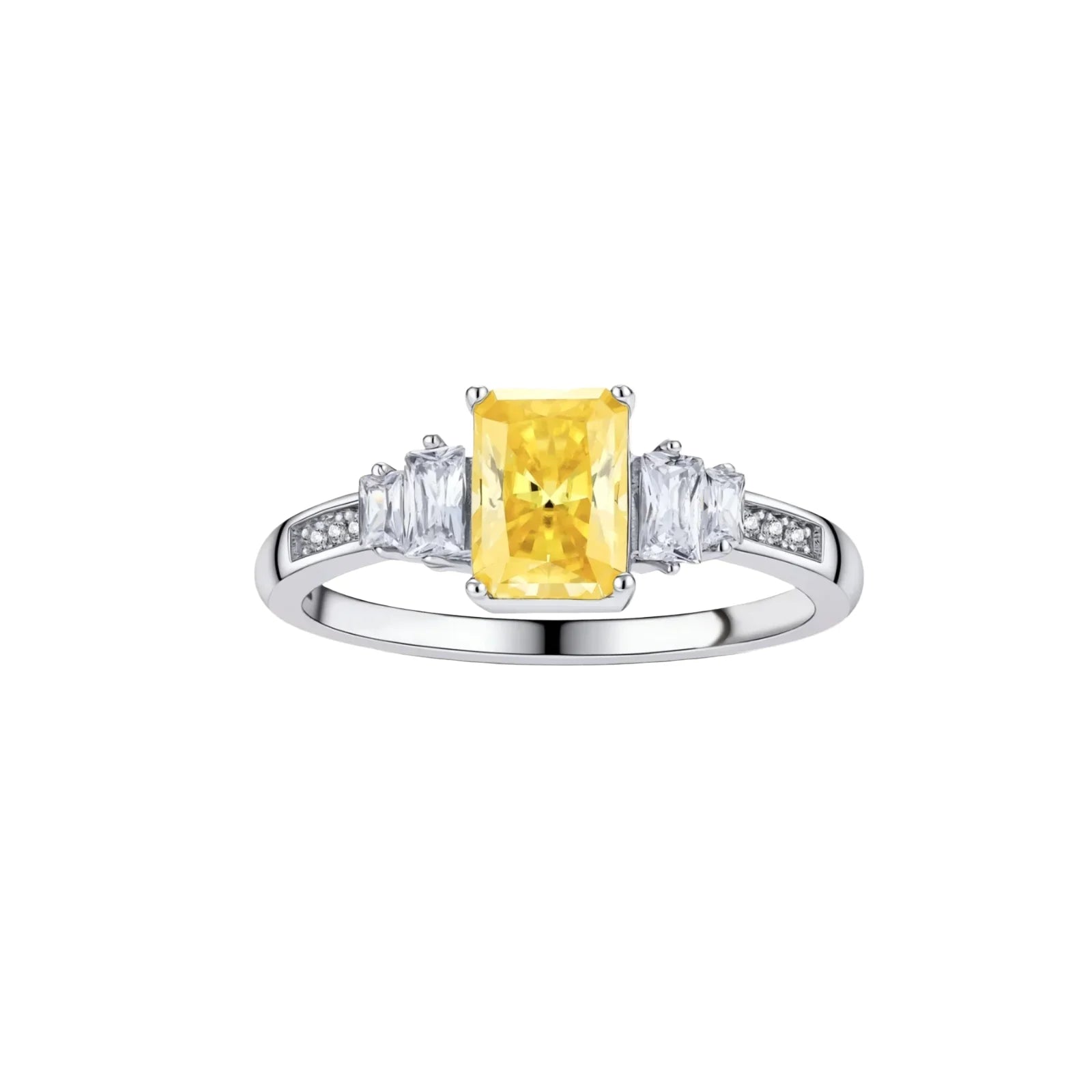 Golden Radiance Moissanite Set