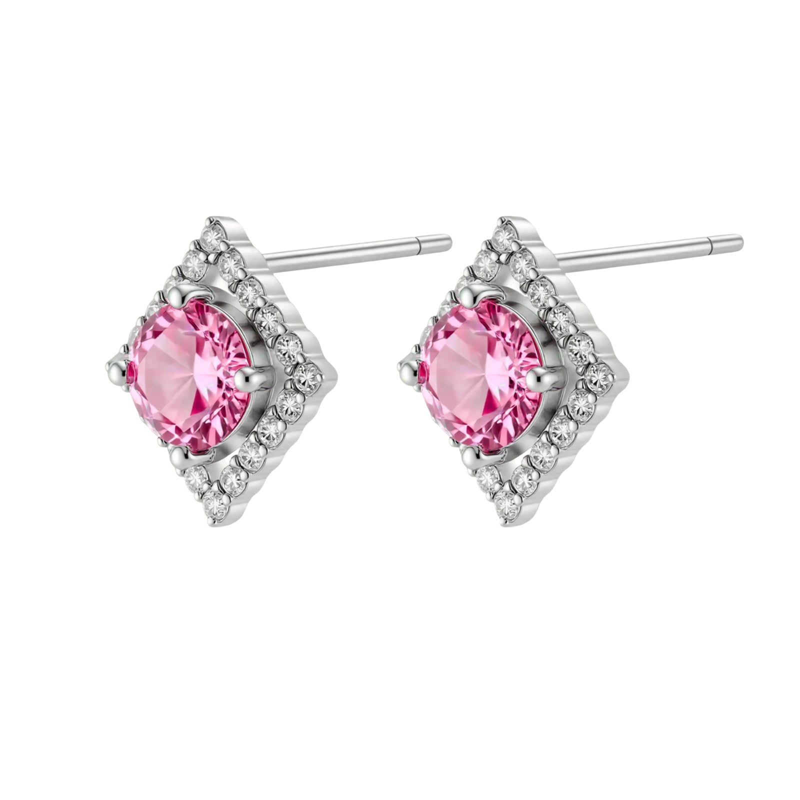 Diamond Halo Studs