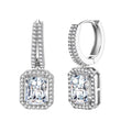 Emerald Cut Moissanite Drops