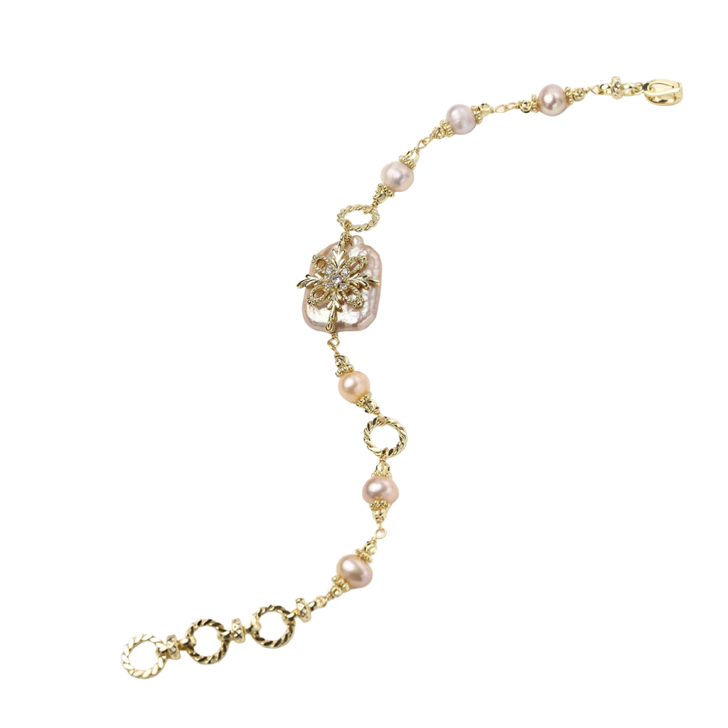 Baroque Pearl Bloom Bracelet
