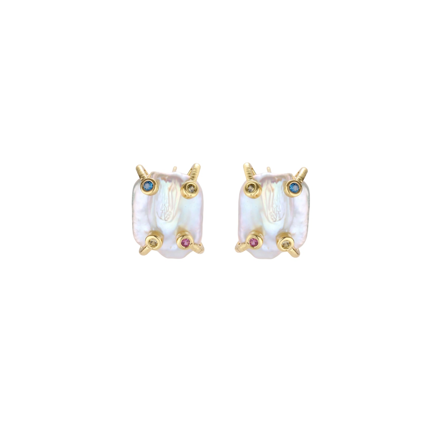 Baroque Pearl Studs