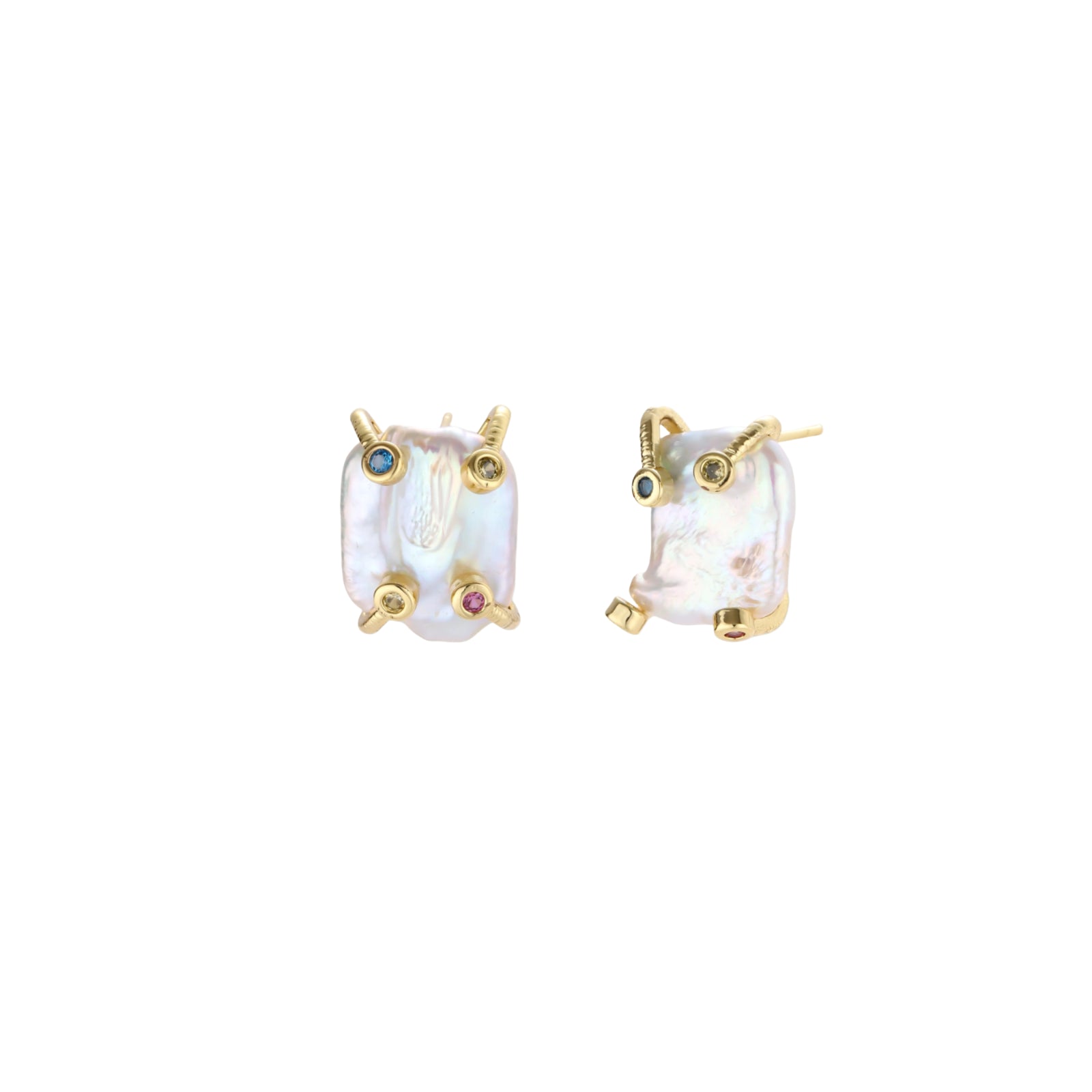 Baroque Pearl Studs