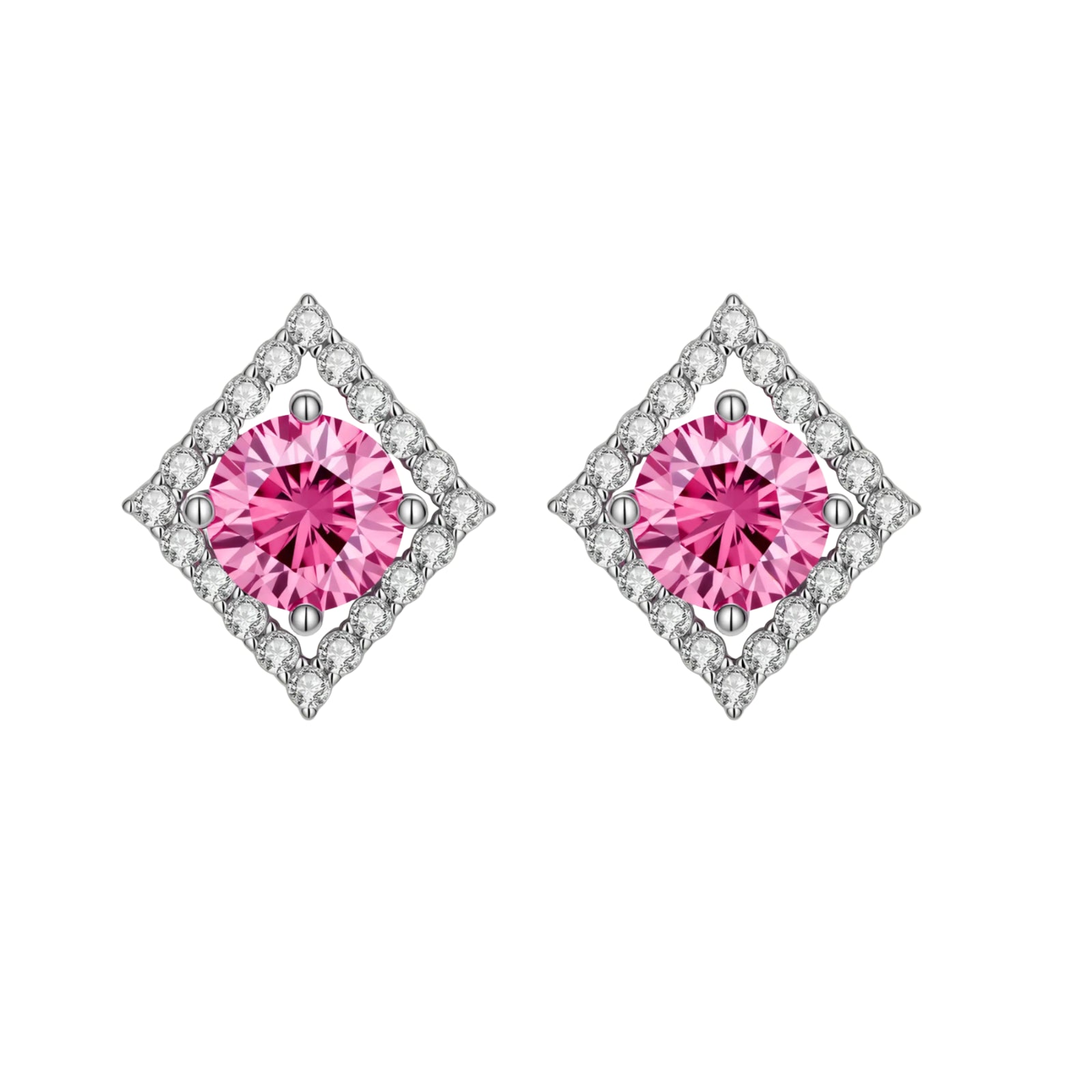 Diamond Halo Studs