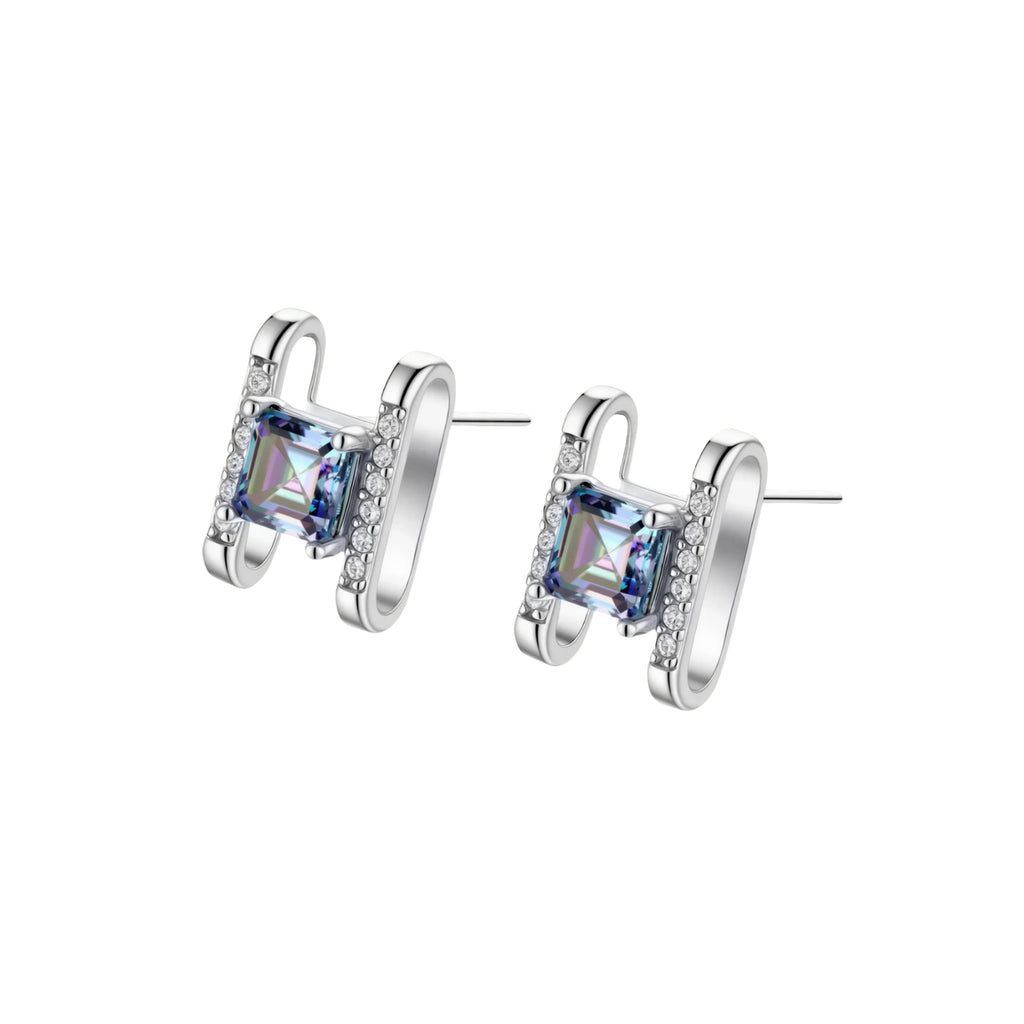 Prism Square Studs