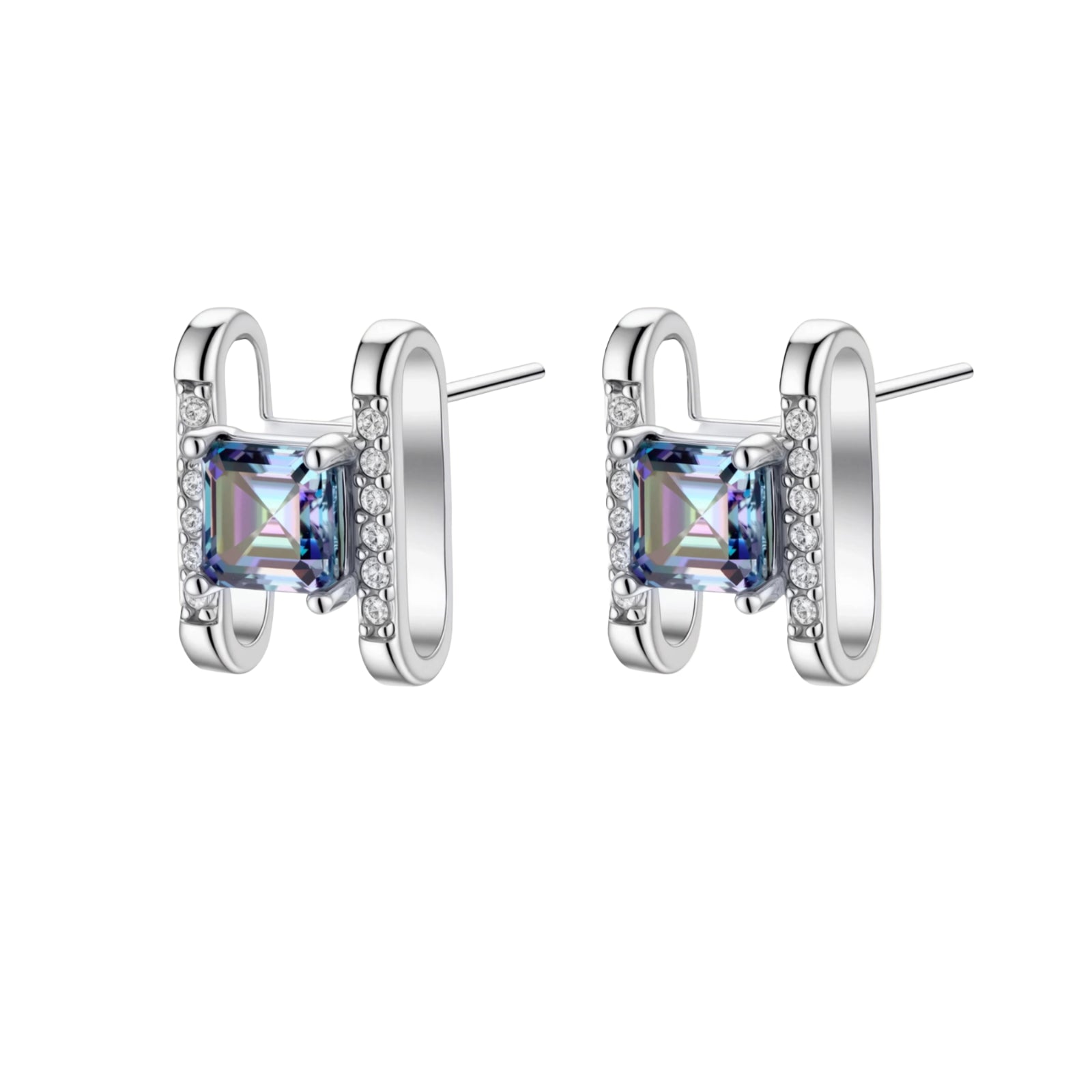 Prism Square Studs