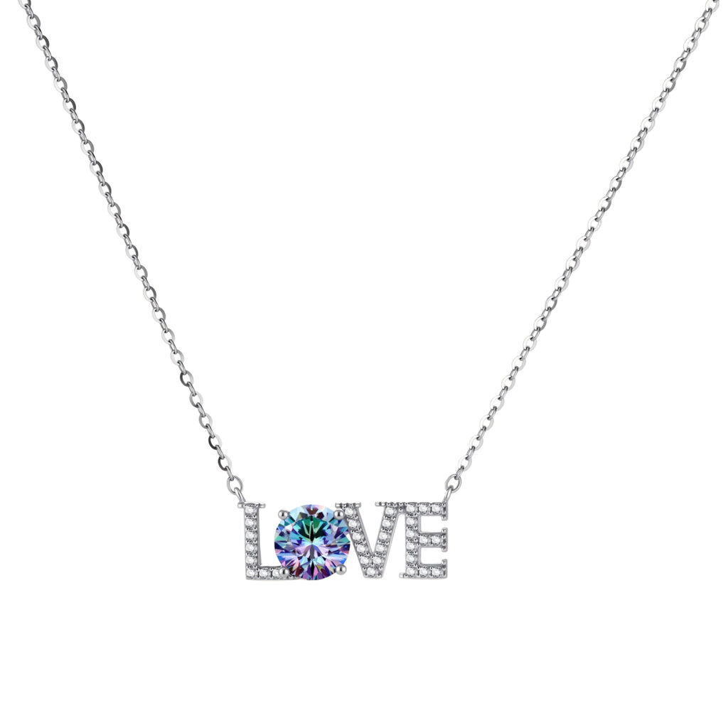 LOVE Moissanite Necklace