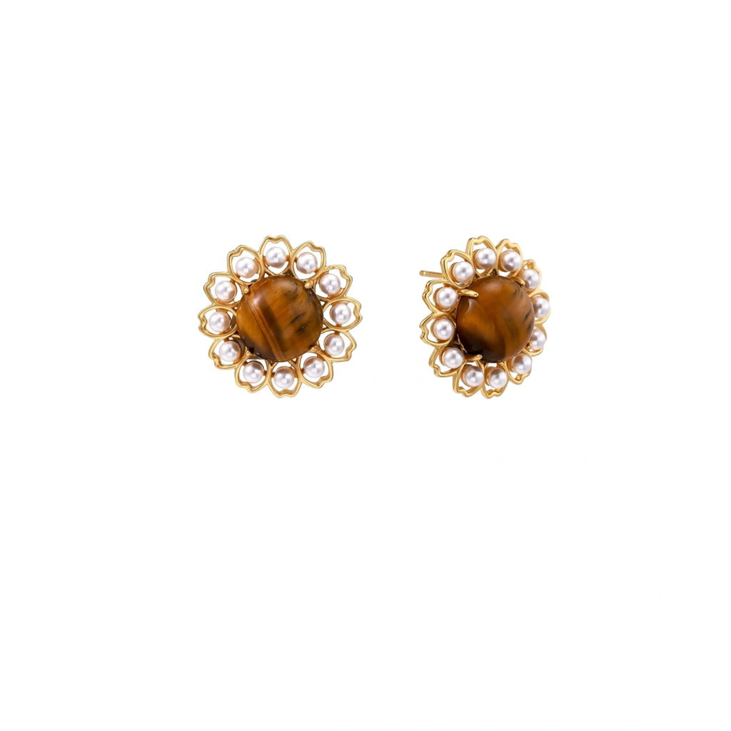 Golden Bloom Studs