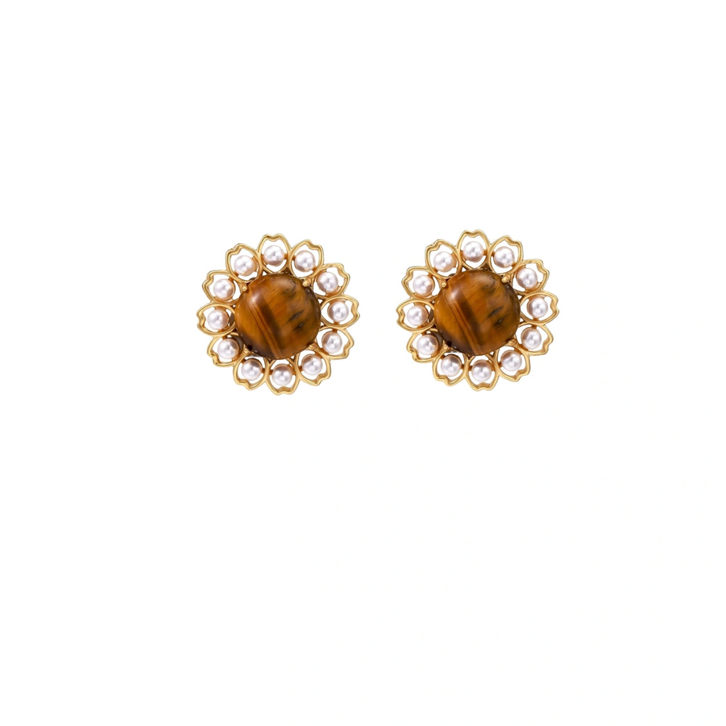 Golden Bloom Studs