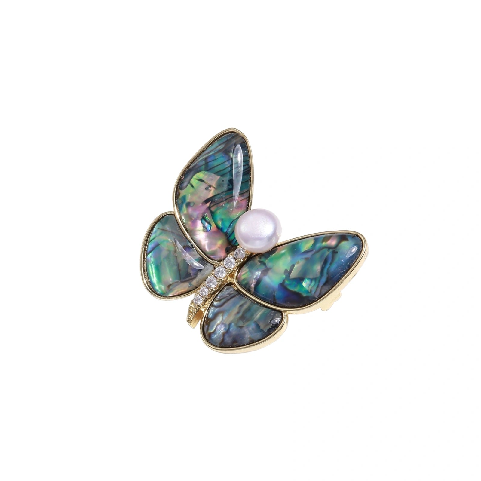 Rainbow Butterfly Brooch
