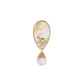 Shell Bird Baroque Pin