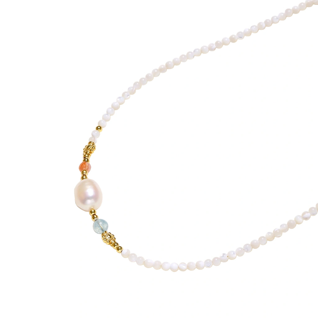 Pearl Garden Beaded Necklace