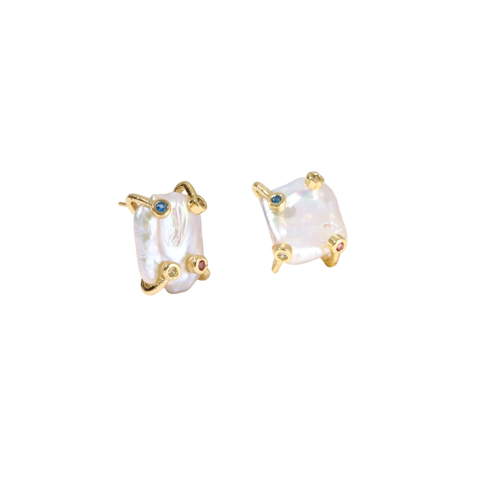 Baroque Pearl Studs
