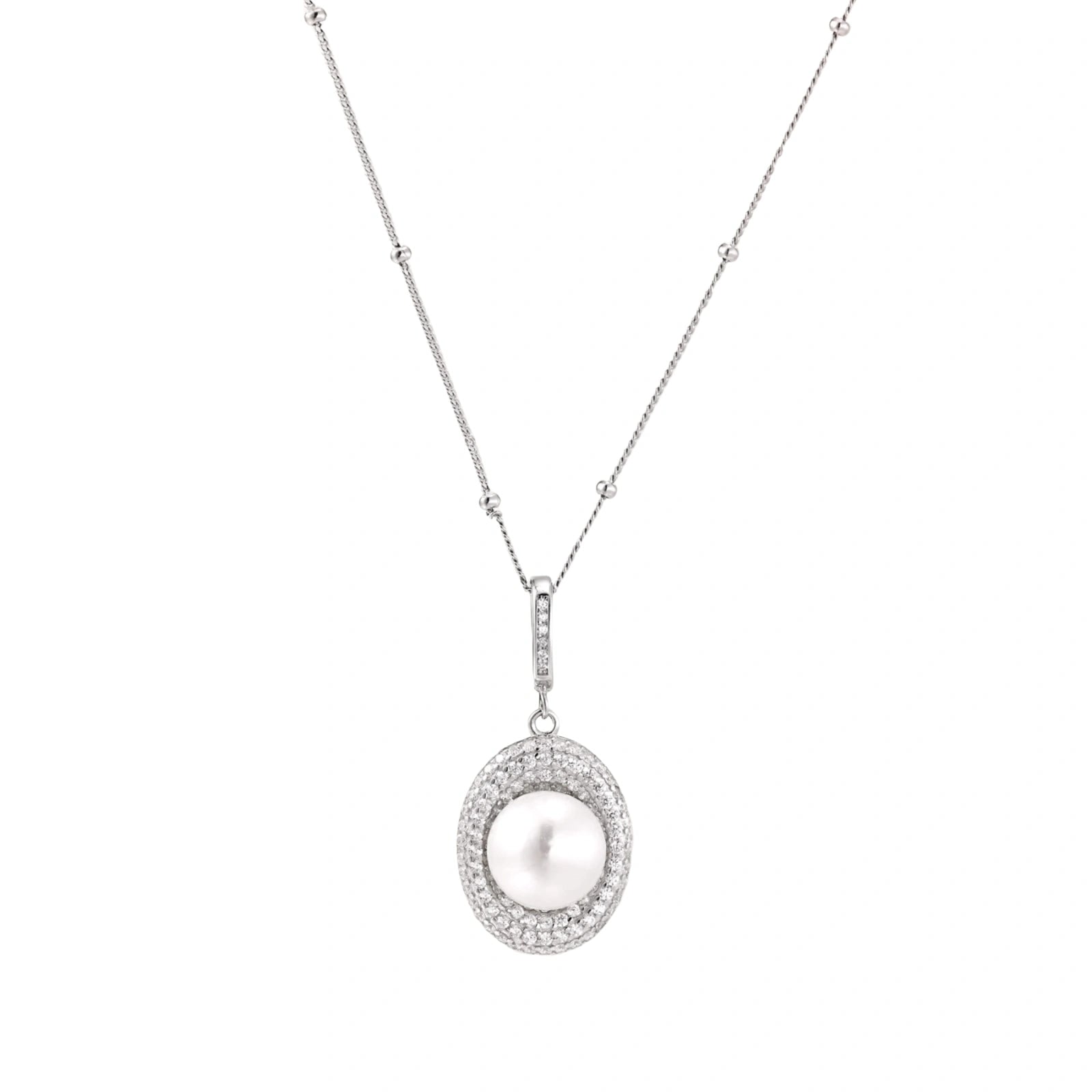 Pearl Halo Necklace